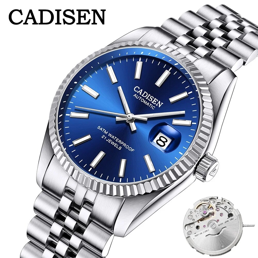 Rolex Watch Datejust - CADISEN Men Mechanical Watch Top Brand