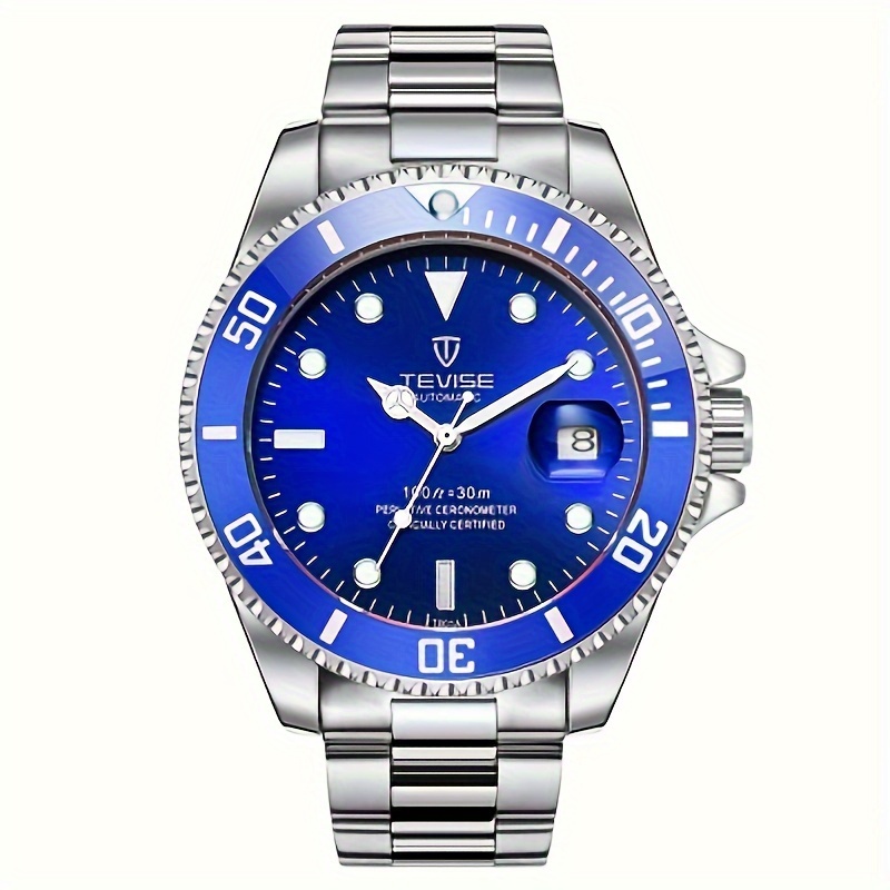 TEVISE New Men Mechanical Wris - Cartier Watch Tank recension och pris