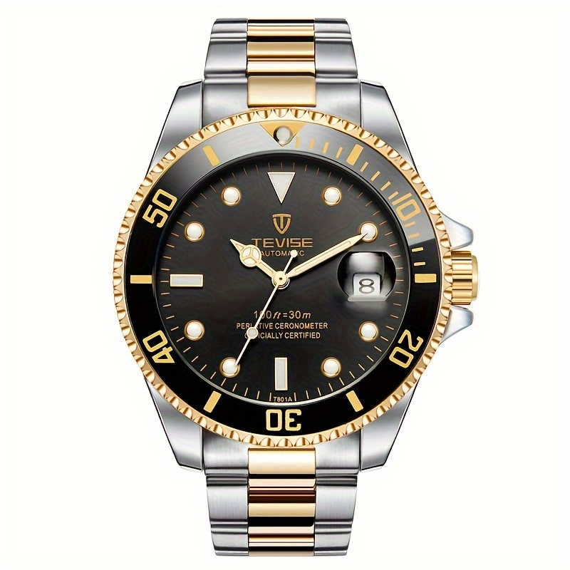 TEVISE New Men Mechanical Wris - Cartier Watch Tank recension och pris