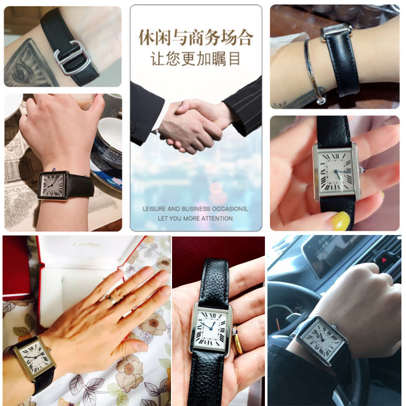 For Cartier TANK SOLO RONDE DE - Cartier Watch Santos recension och pris