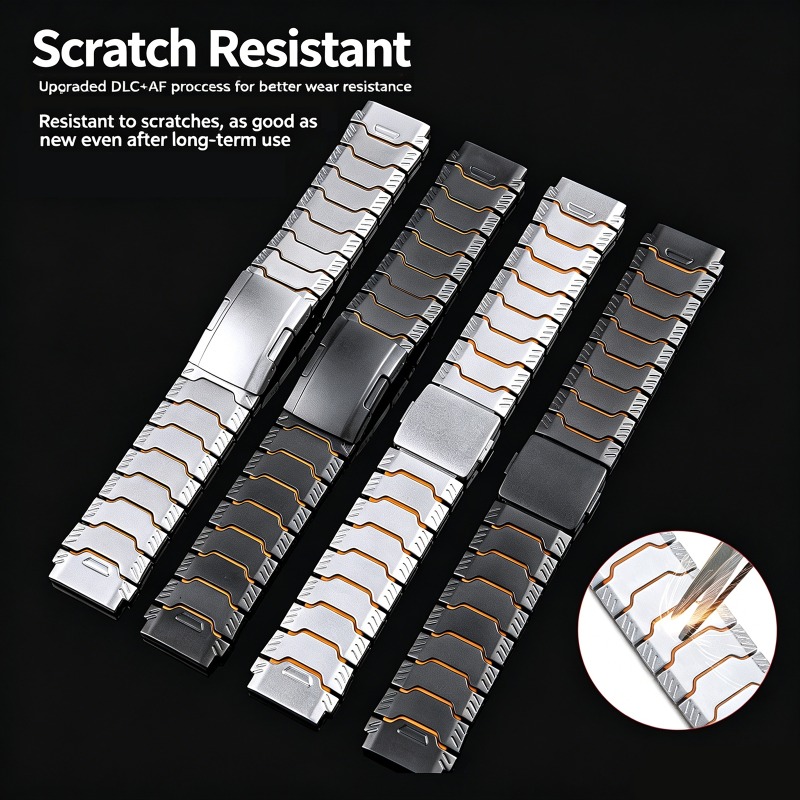 22mm Titanium Rubber Strap for - Silicone Watch Band 22Mm recension och pris