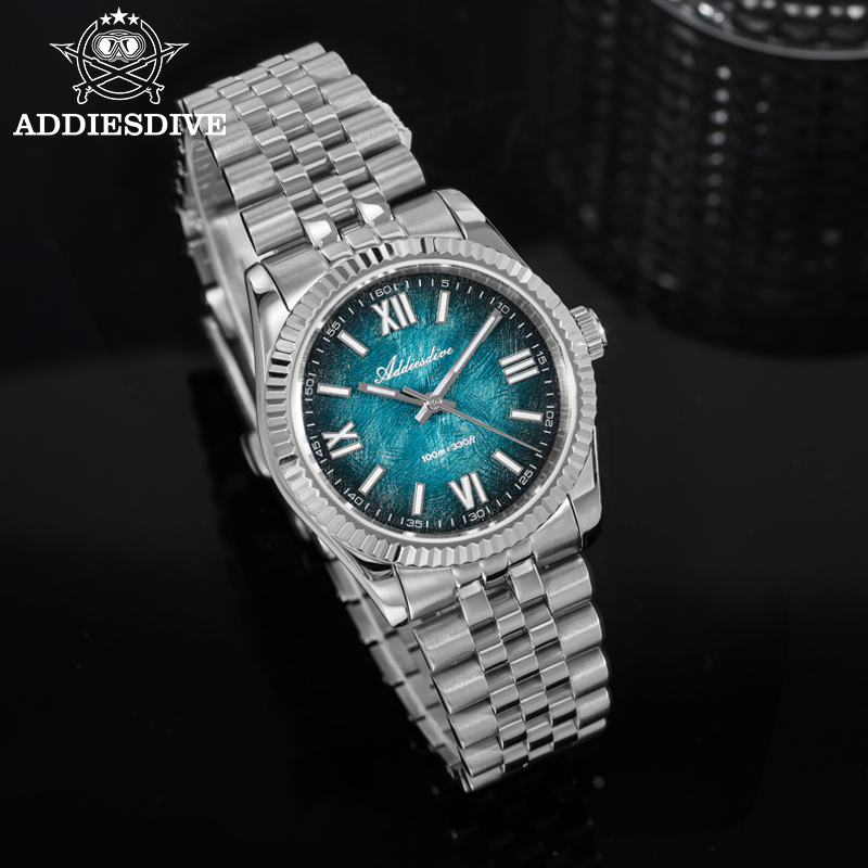 ADDIESDIVE Elegant Watch for W - Stainless Bracelet Diver recension och pris
