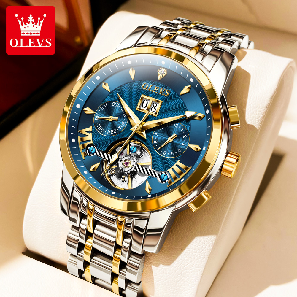 OLEVS 9965 Mens Watch Classic  - Rolex Watch Datejust recension och pris