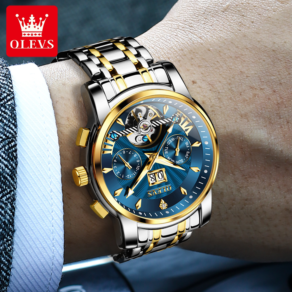 OLEVS 9965 Mens Watch Classic  - Rolex Watch Datejust recension och pris