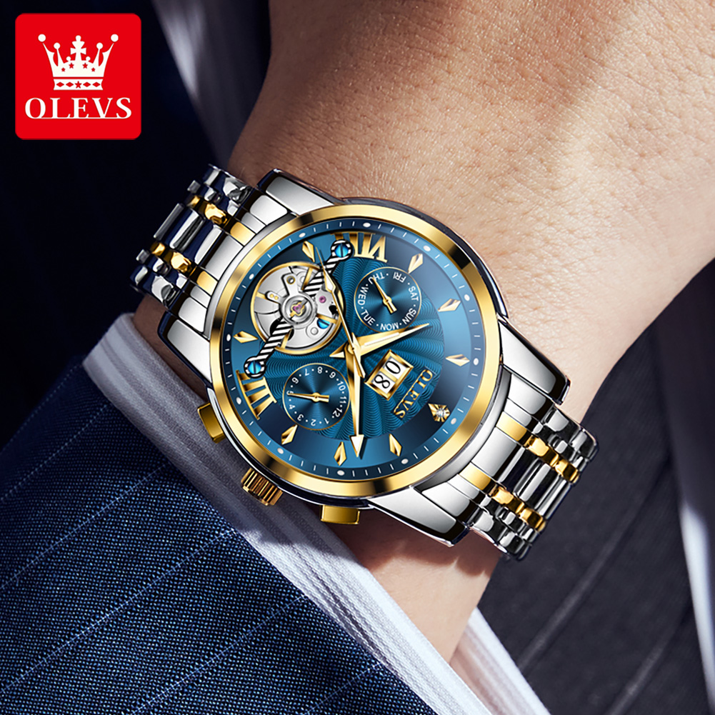 OLEVS 9965 Mens Watch Classic  - Rolex Watch Datejust recension och pris