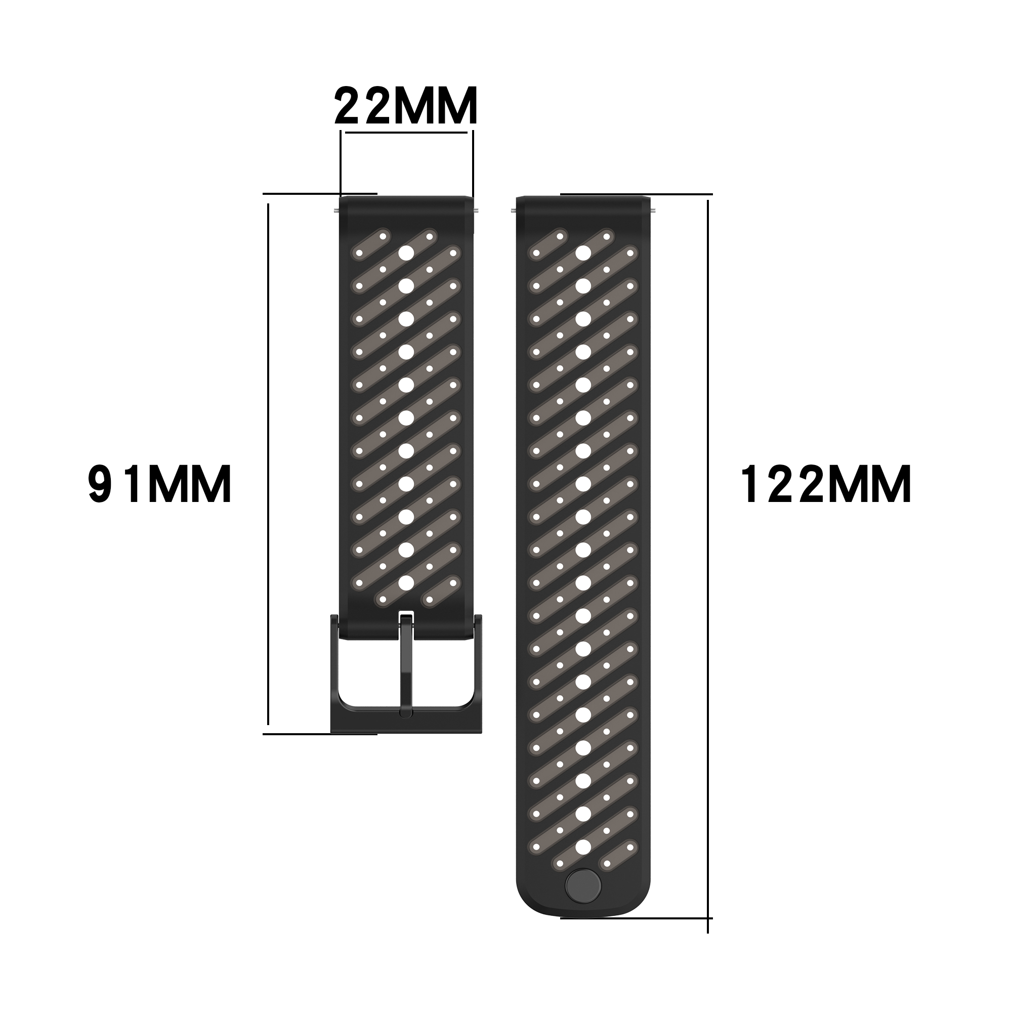 Silicone Sports Band For Suunt - Silicone Watch Band 22Mm recension och pris