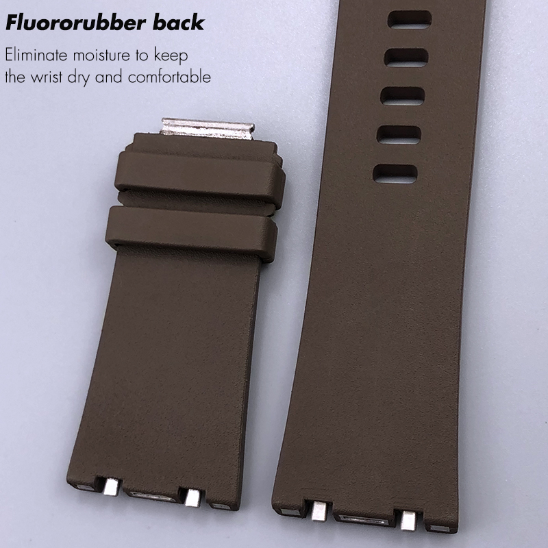 28mmX24mm High Quality FKM Flu - Audemars Piguet Watch Royal Oak recension och pris
